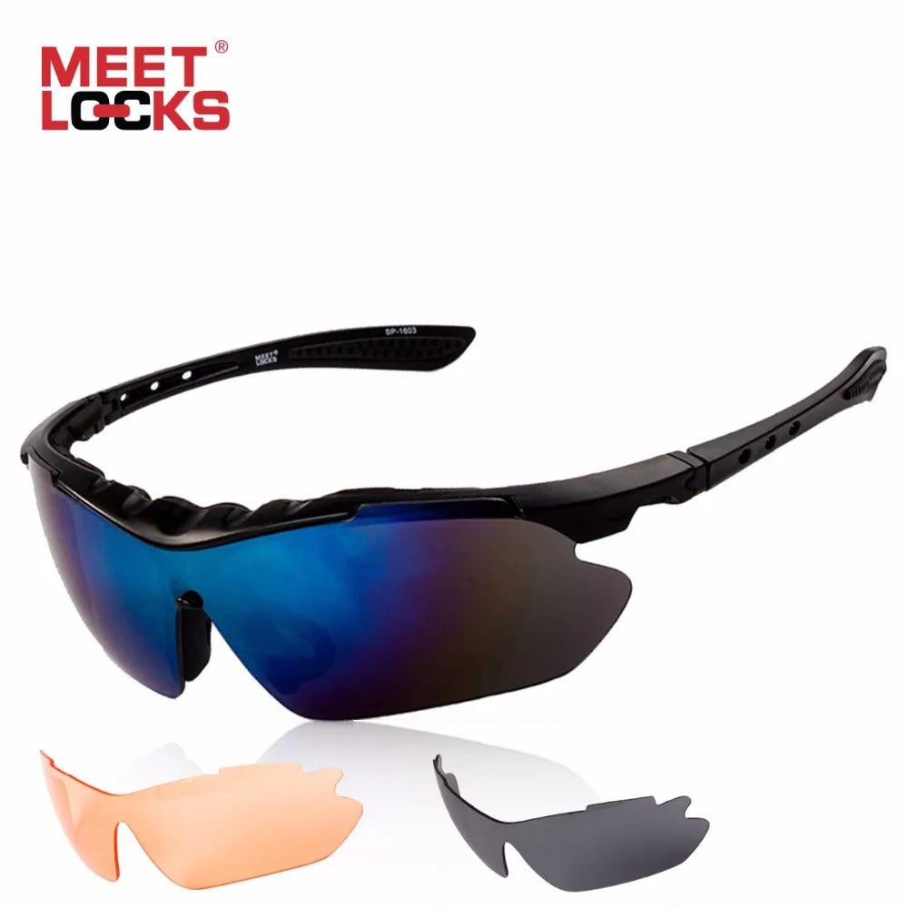 Sports Sunglasses With Anti-Fog Lens