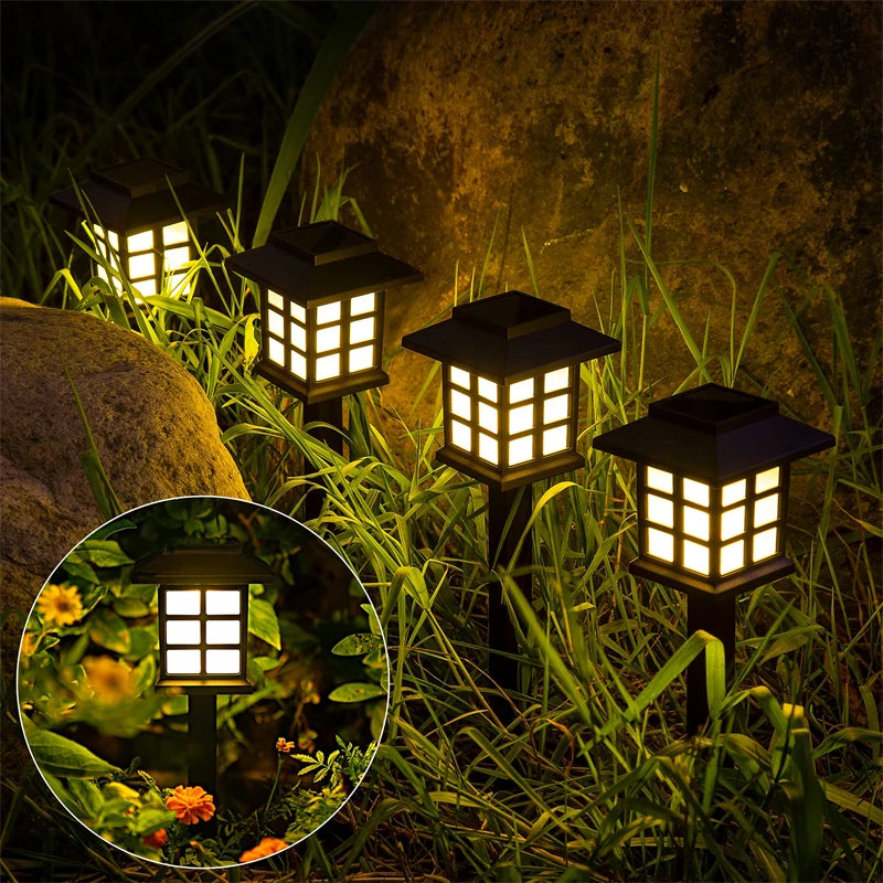 Waterproof LED Solar Lawn Lights For Pathways, Driveways and Lawn Decoration