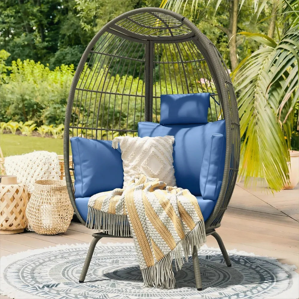 Outdoor Wicker Egg Chair