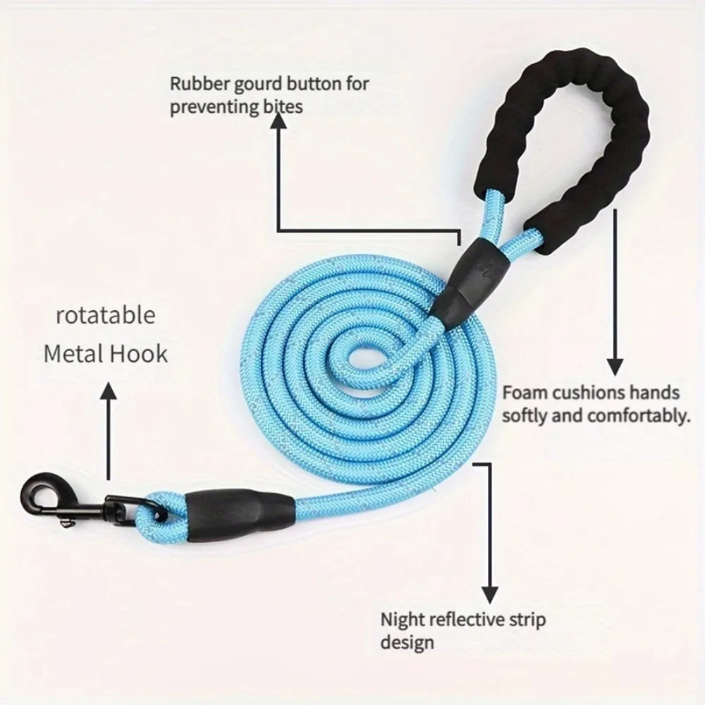 Soft Padded Handle Dog Leash