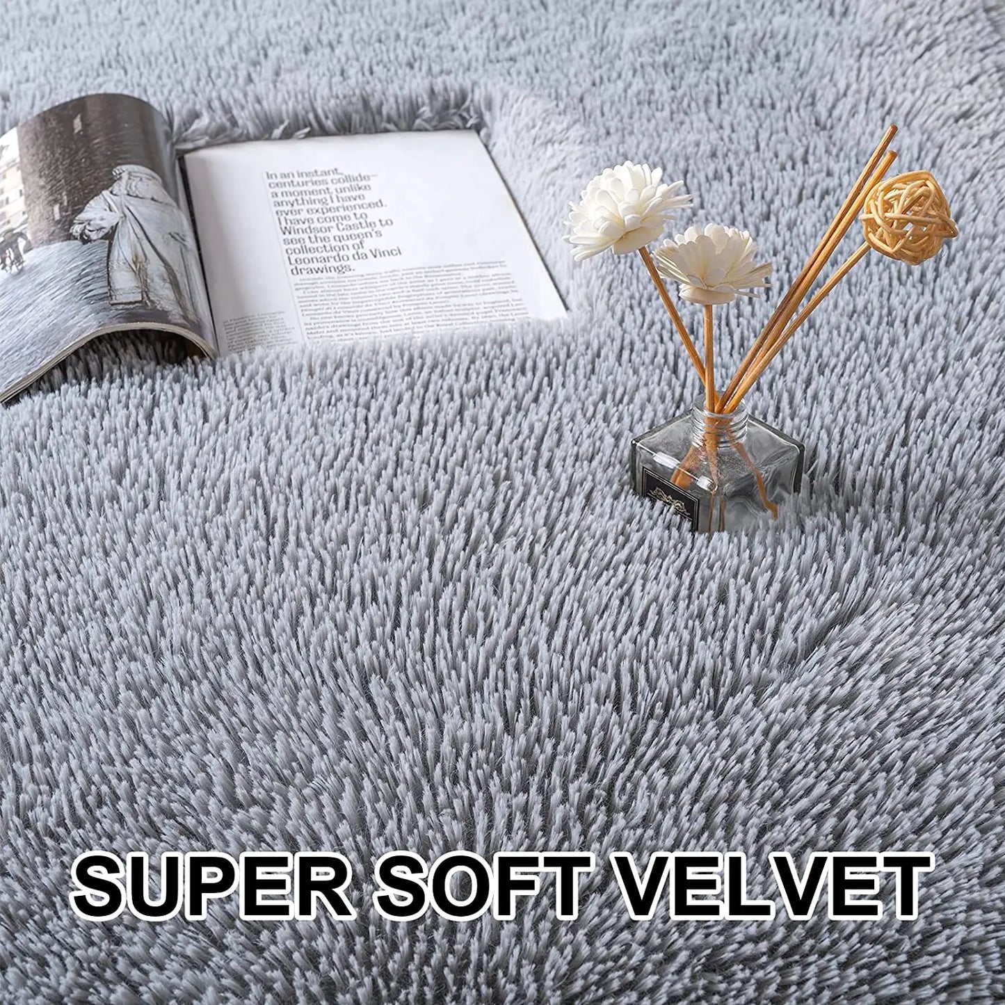 Luxurious Soft Fluffy Velvet Carpet