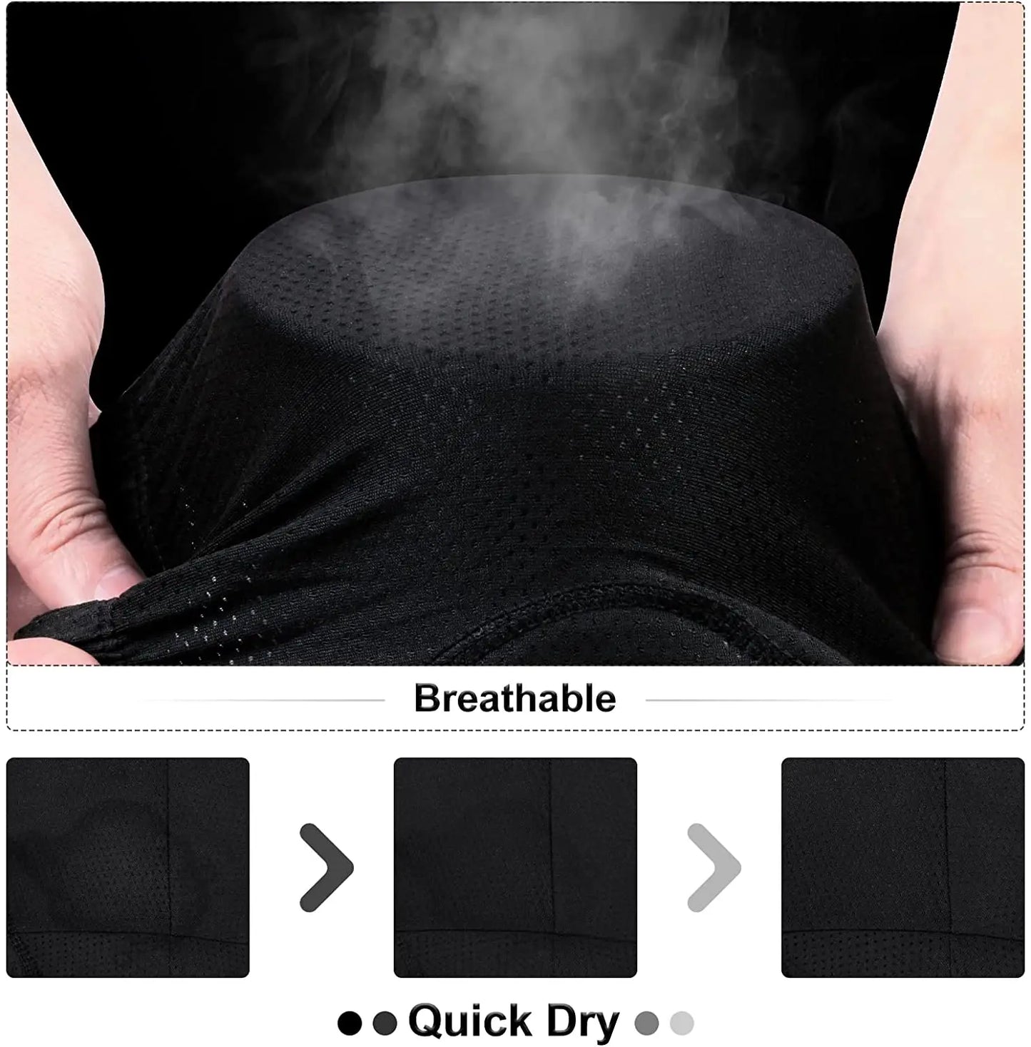 Breathable Cycling Underwear With 5D Gel Pad