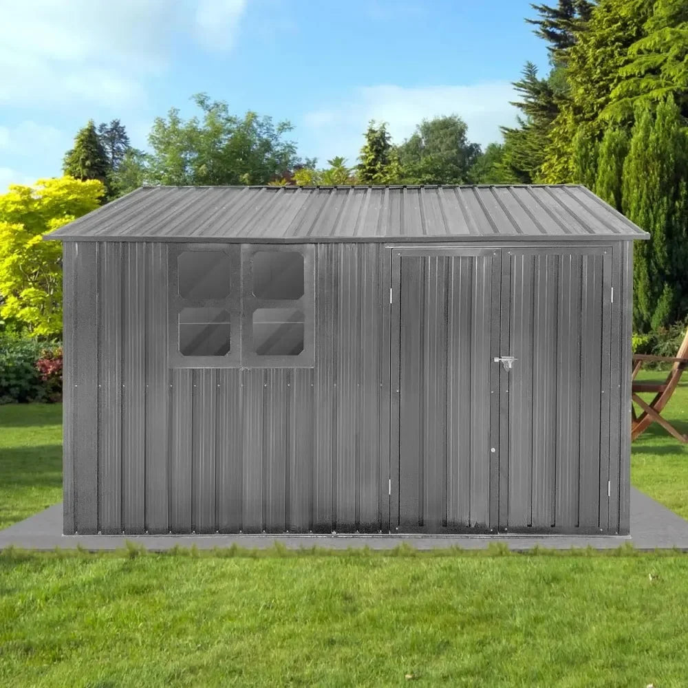 Outdoor Storage Shed with Windows