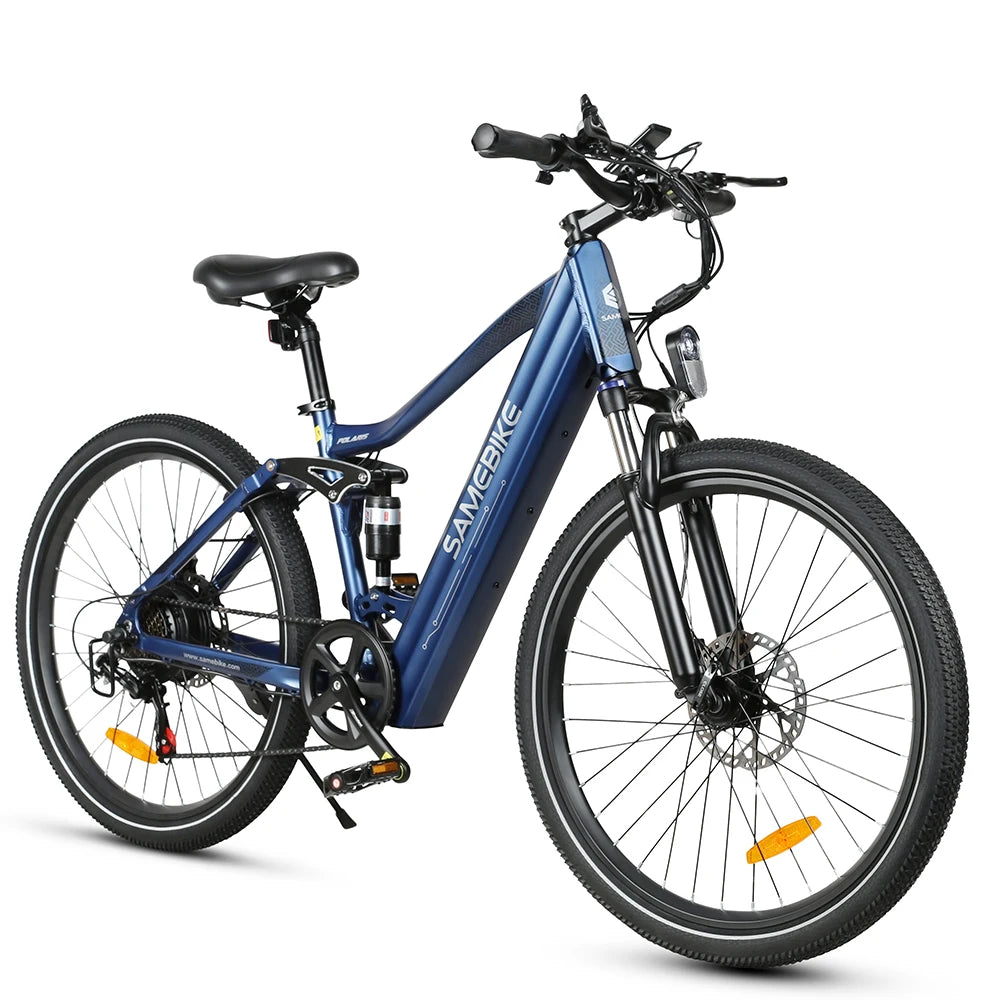 New 750W Mountain Electric Bike 48V 14AH Battery, 26-Inch Tires, Full Suspension System, LED LCD