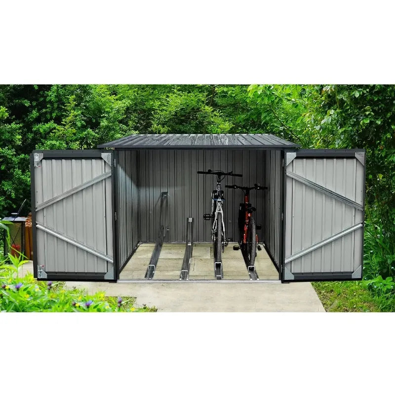 Bicycle Outdoor Steel Storage Shed