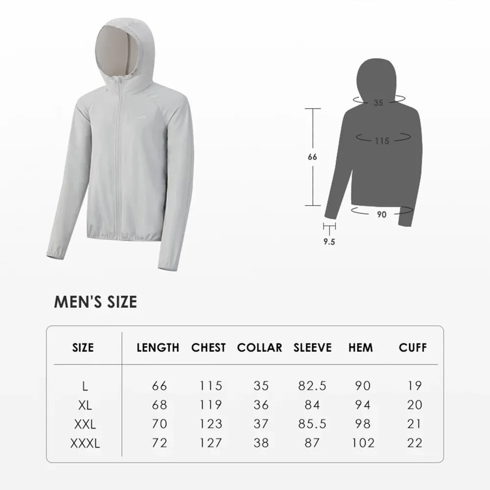 New Long Sleeve Anti-UV Breathable Sports Sun Protection