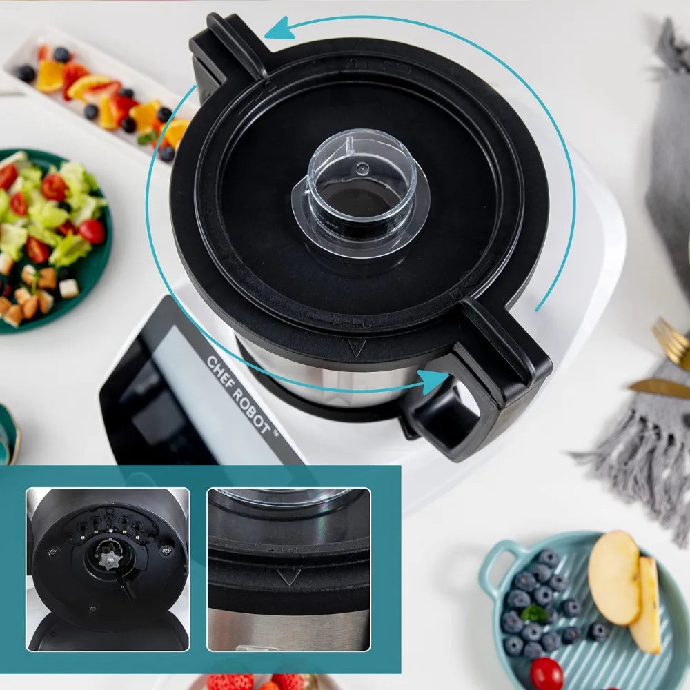 Food Processor, All-In-One Multicooker and Cooking Robot with Guided Recipes