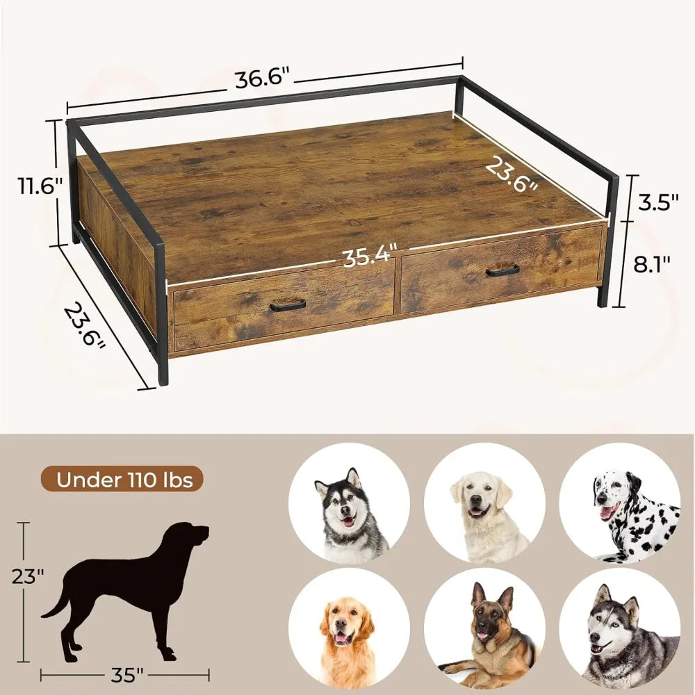 Elevated Dog Bed With Metal Frame