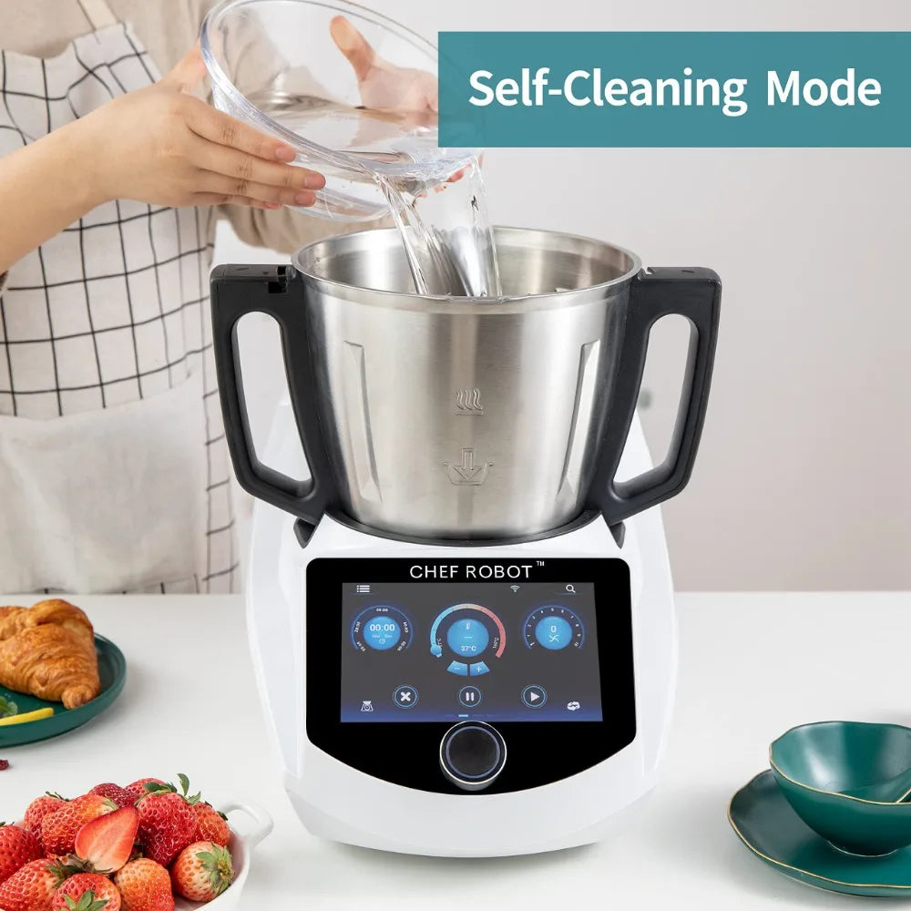 Food Processor, All-In-One Multicooker and Cooking Robot with Guided Recipes