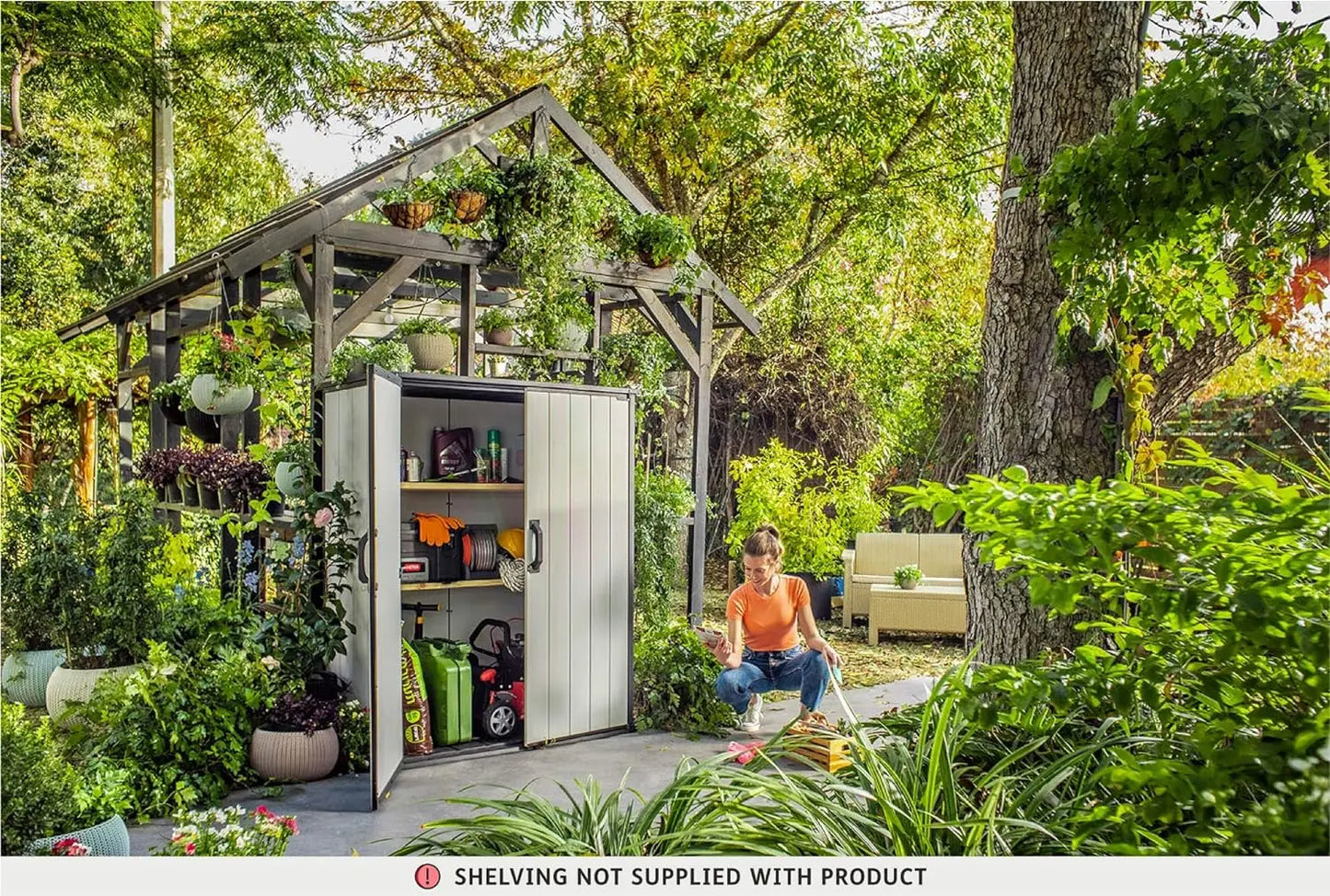 Resin Outdoor Storage Shed