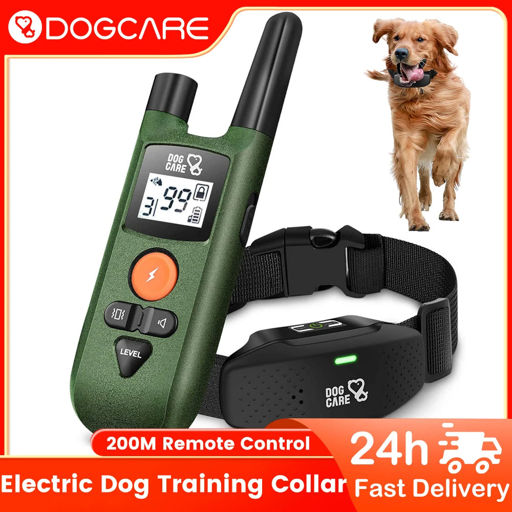 Rechargeable Digital Dog Shock Collar Waterproof