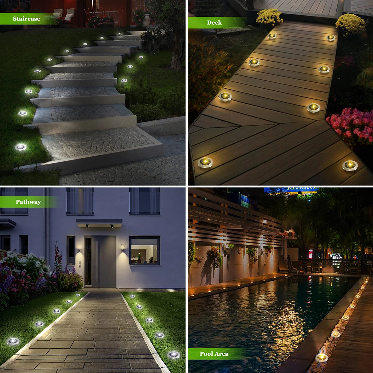 Bright in-Ground LED Lights For Landscaping and Walk Ways