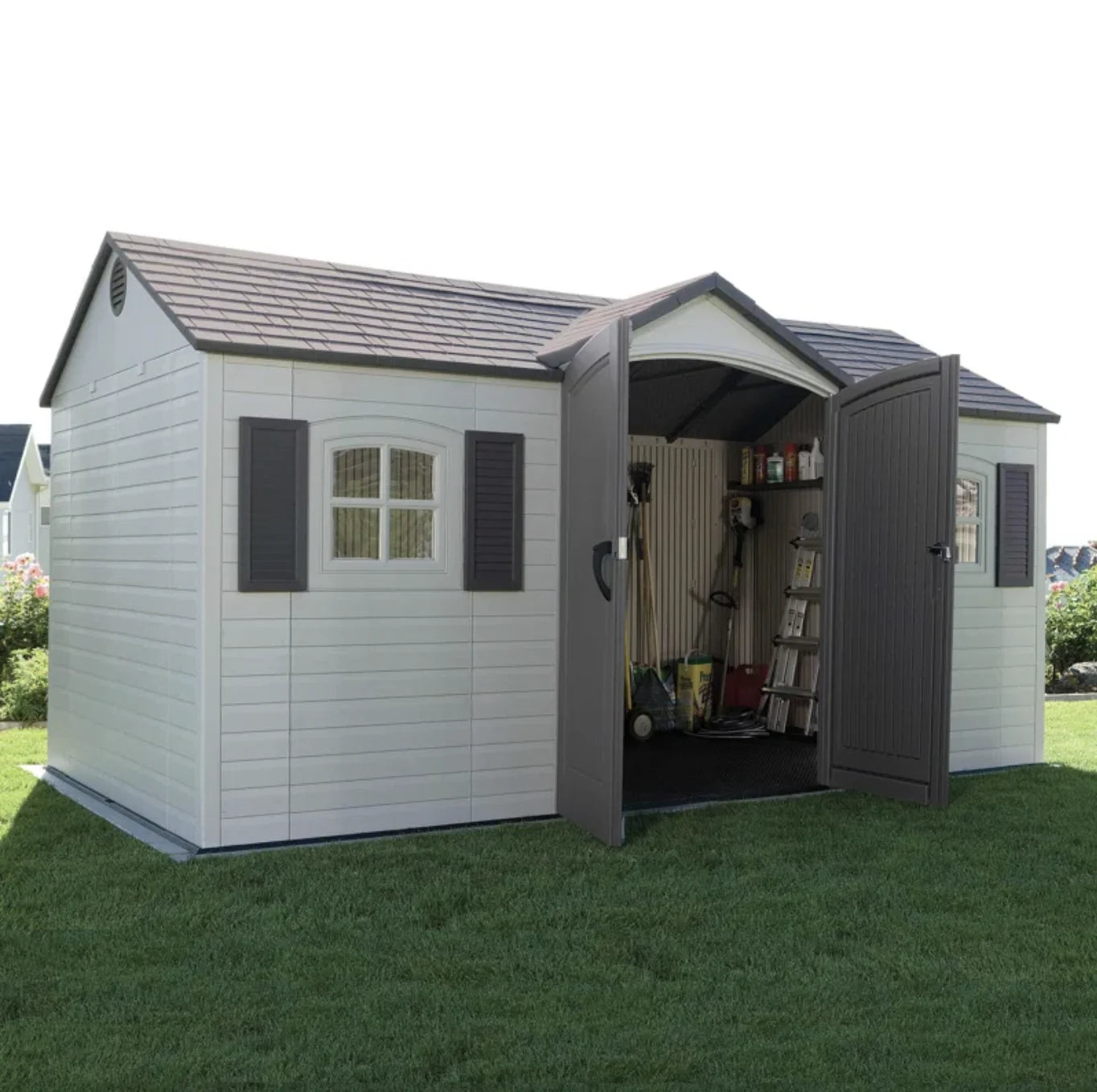 Polyethylene (Plastic) Outdoor Storage Shed