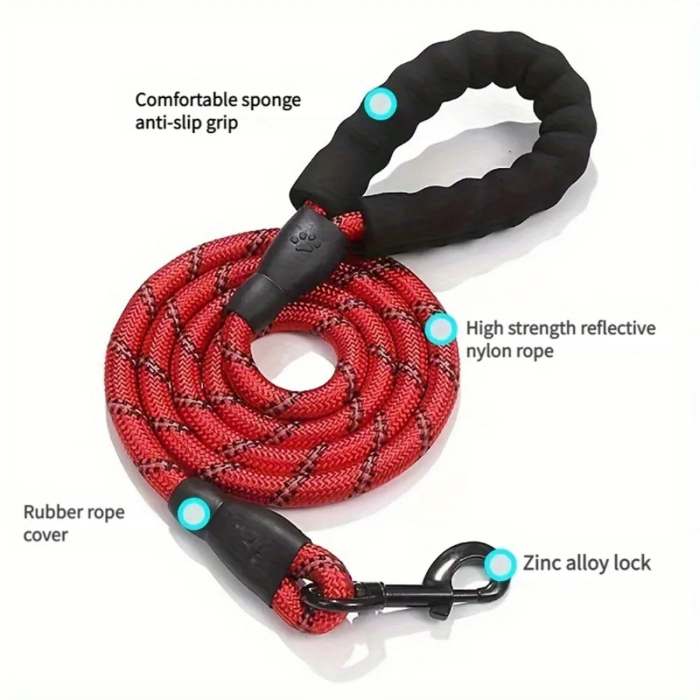 Soft Padded Handle Dog Leash