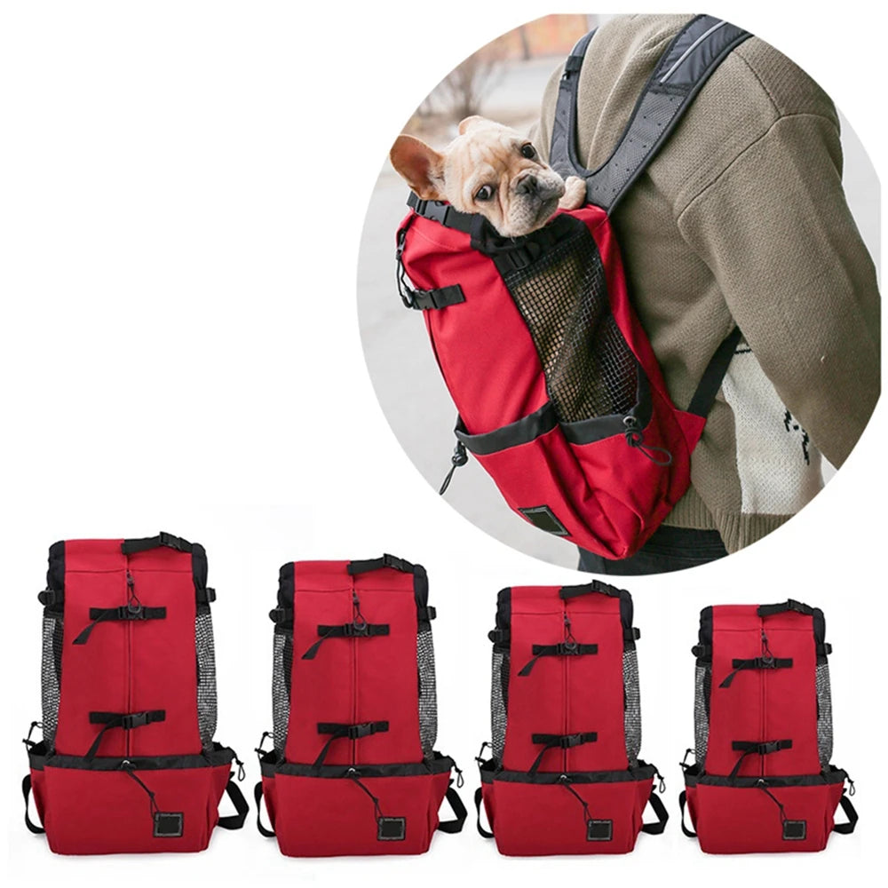 Breathable Shoulder Handle Pet Mesh Backpack For Small To Medium Pets