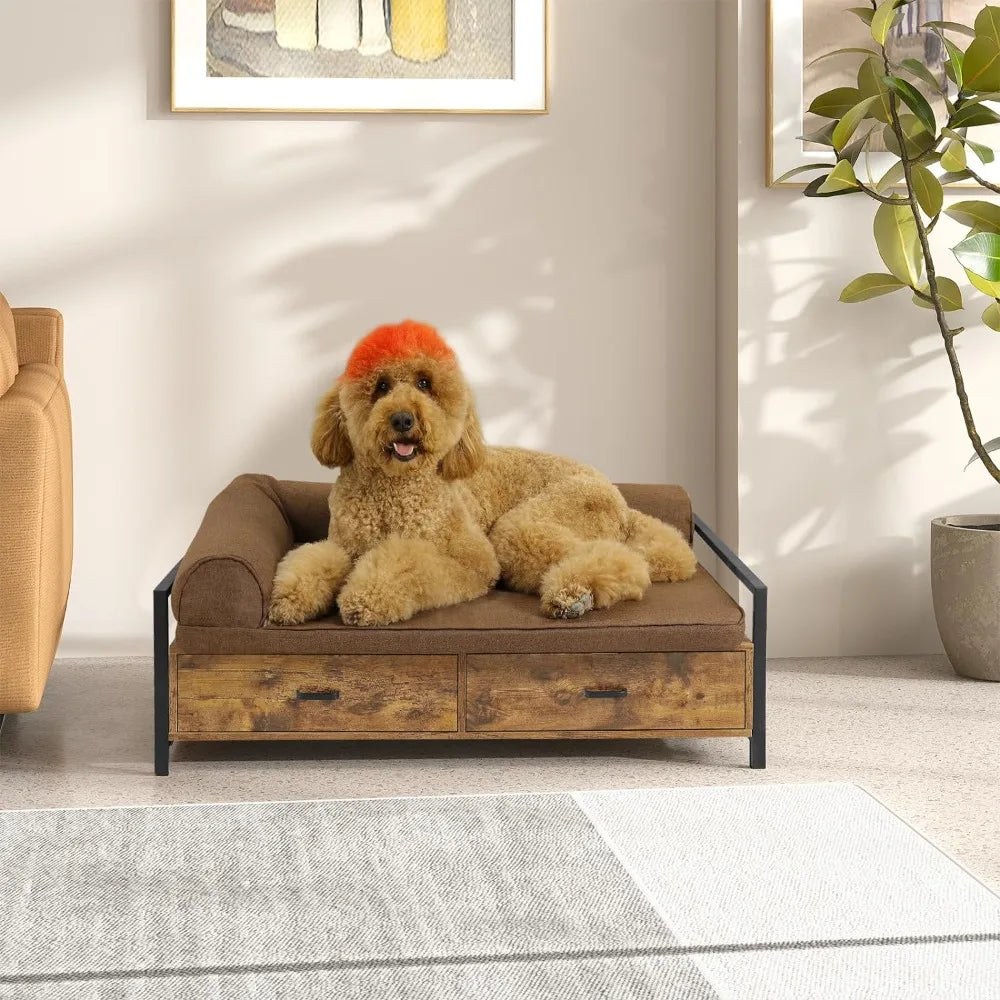 Elevated Dog Bed With Metal Frame