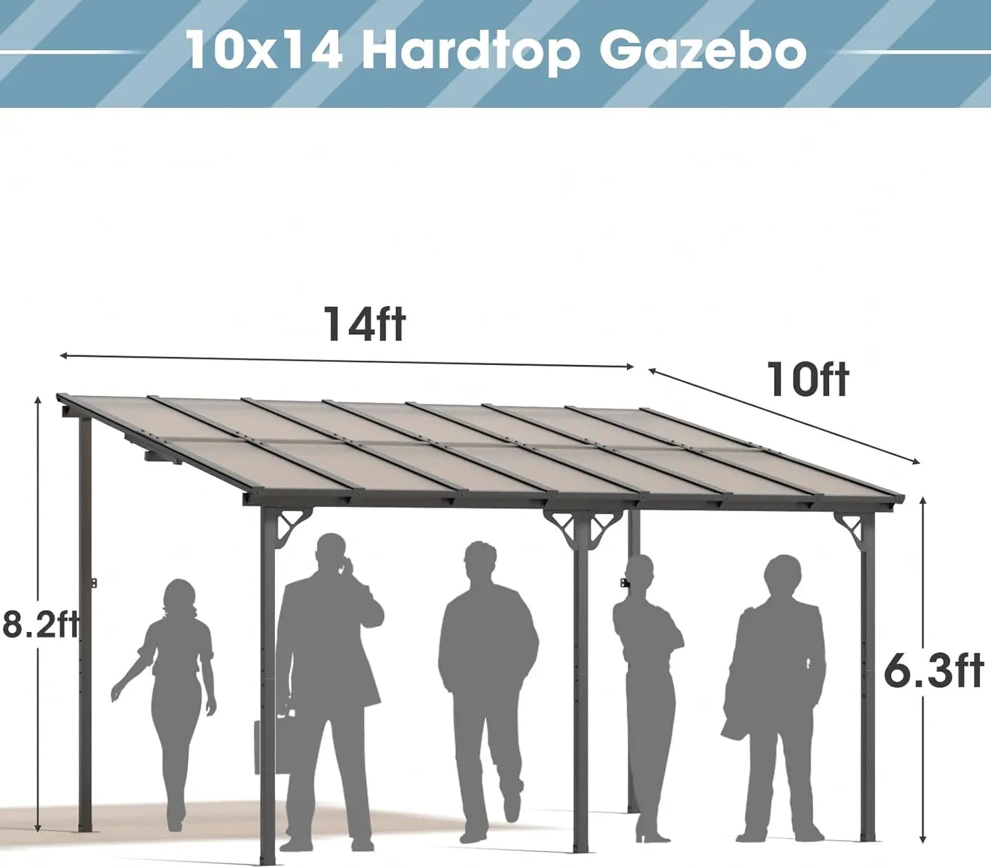 Wall Mounted Gazebos Pergola